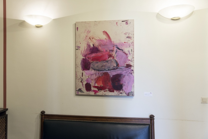 Martha Jungwirth - Fruchtfleisch 2 im Vorzimmer des Präsidentinnenbüros