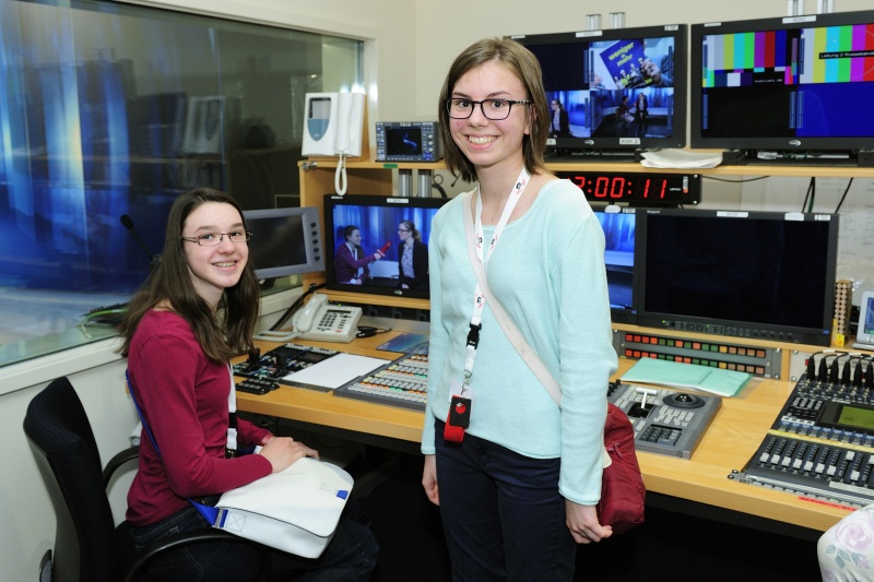 Mädchen im ORF Stadtstudio