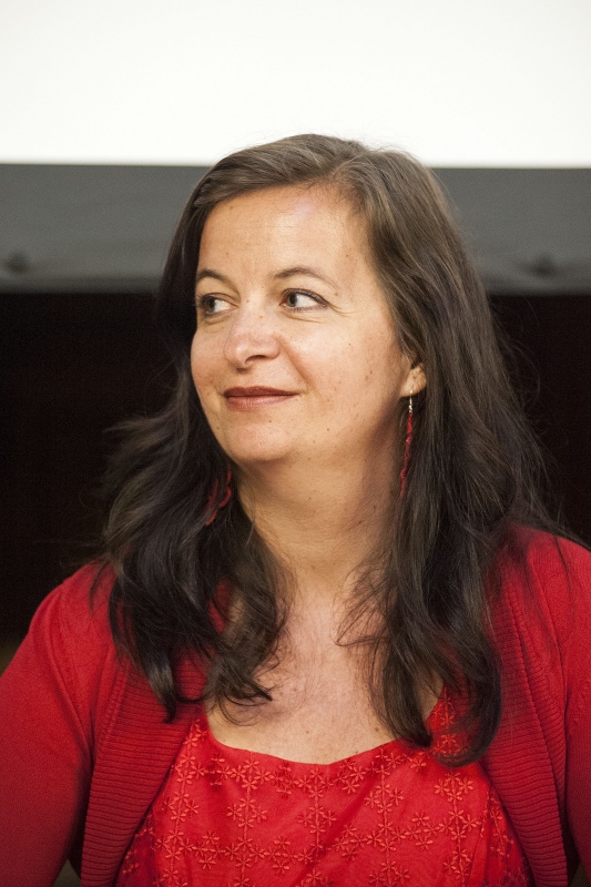 Umweltstadträtin und Vorsitzende der Altlandeshauptmann Hans Sima Privatstiftung Ulli Sima (S) am Podium.