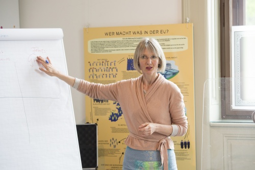 Workshopleiterin Claudia Lenz - The European Wergeland Centre Oslo