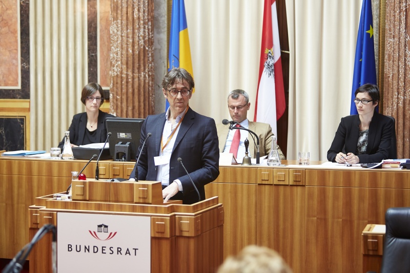 Hannes Leo Innovation Systems am Rednerpult