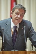 Direktor Deutscher Bundestag, Horst Risse am Rednerpult