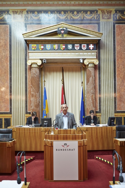 Christian Schreiter am Rednerpult