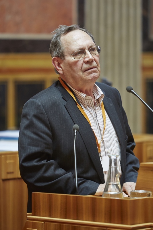 Bürger Heinz Ehmhofer am Rednerpult