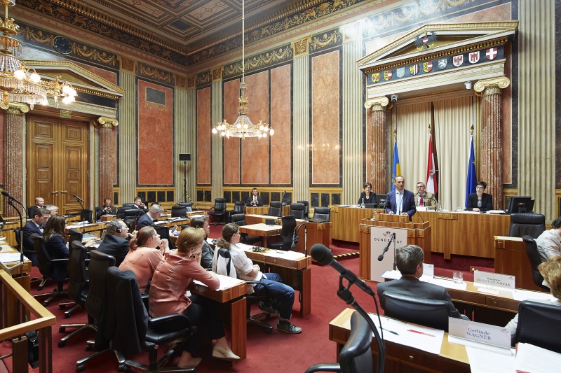 Nationalratsabgeordneter Wolfgang Gerstl (V) am Rednerpult