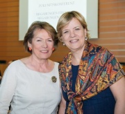 Wien/St.Pölten. Von links: Bundesratspräsidentin Sonja Zwazl (V) und die niederösterreichische Bildungslandesrätin Barbara Schwarz