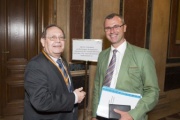 v.li. Bürgervertreter Heinz Emhofer mit mit dem Dritten Nationalratspräsidenten Norbert Hofer (F)