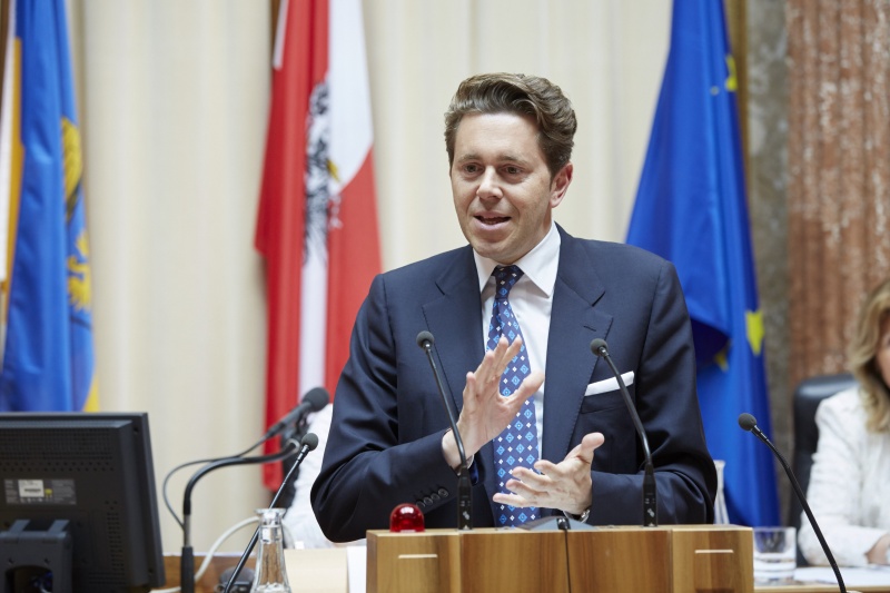 Staatssekretär im Harald Mahrer (V) bei seinem Einleitungsreferat