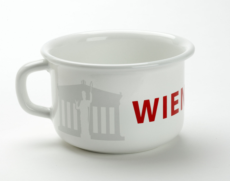 Email-Häferl mit Aufdruck Wiener Stunde