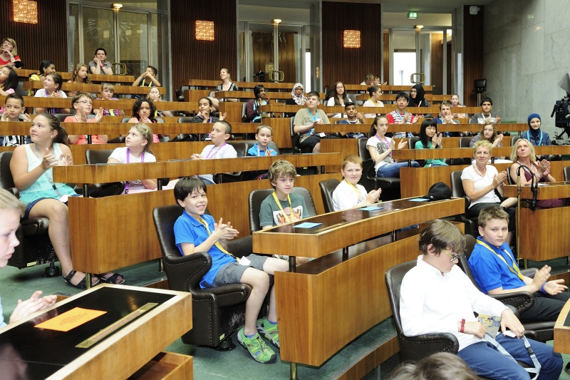 Blick in Richtung SchülerInnen