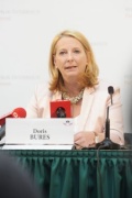 Nationalratspräsidentin Doris Bures (S) während der Pressekonferenz