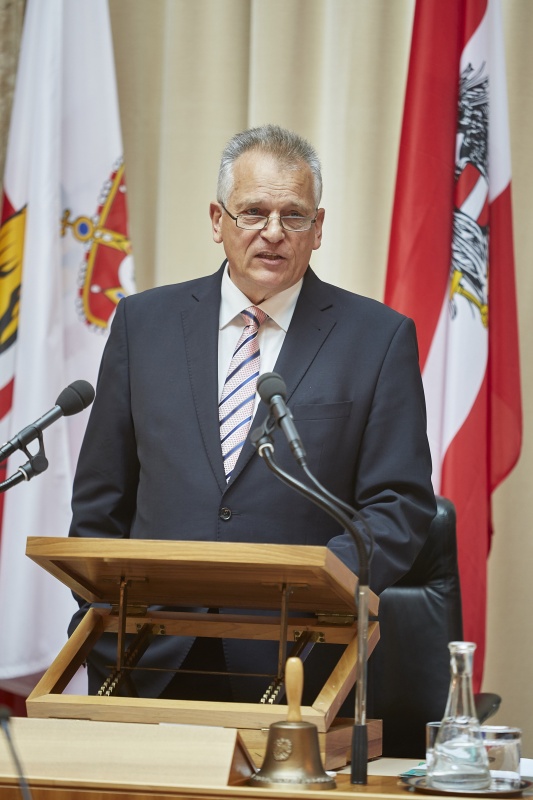 Bundesratspräsident Gottfried Kneifel (V) präsentiert die Schwerpunkte seiner kommenden Amtszeit