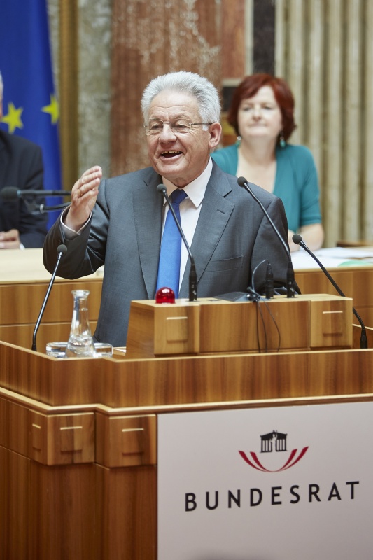 Erklärung von Oberösterreichs Landeshauptmann Josef Pühringer vor dem Bundesrat