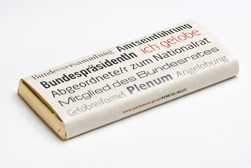 Schokolade Geschmacksrichtung Nougat