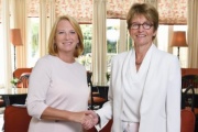 v.li.: Nationalratspräsidentin Doris Bures (S) und Präsidentin der Parlamentarischen Versammlung des Europarates Anne Brasseur