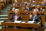 v.li.: Nationalratspräsidentin Doris Bures (S) und Bundespräsident Heinz Fischer