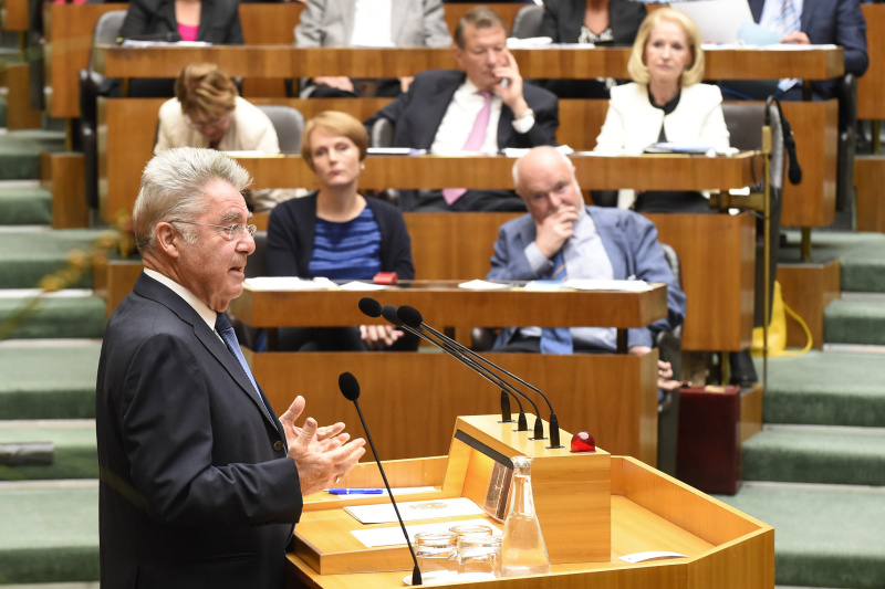 Bundespräsident Heinz Fischer am Wort