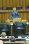 Nationalratspräsidentin Doris Bures (S) am Wort