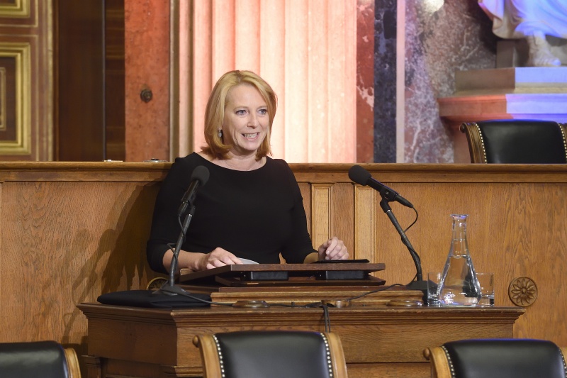 Nationalratspräsidentin Doris Bures (S) am Wort