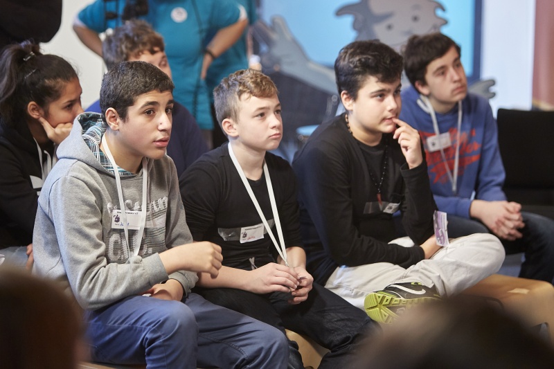 Blick Richtung teilnehmender SchülerInnen