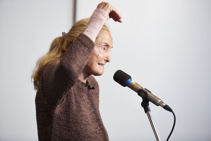 Schauspielerin und Zeitzeugin Erni Mangold