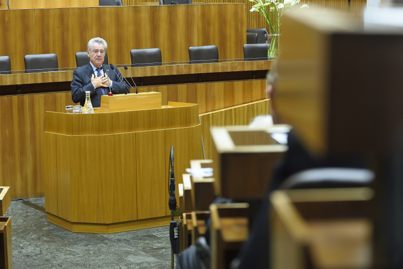 Bundespräsident Heinz Fischer am Wort
