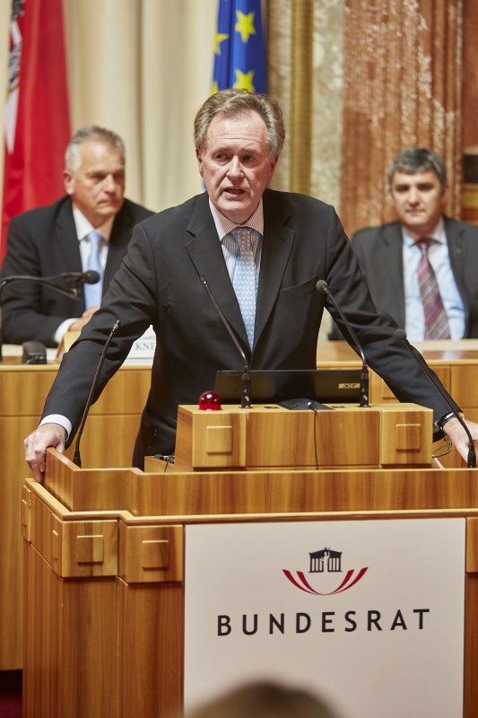 Johannes Kyrle am Rednerpult