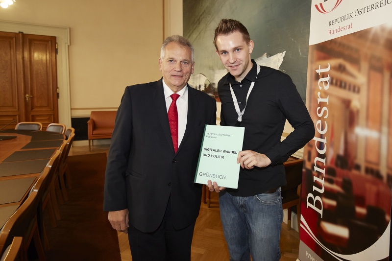 v.links: Bundesratspräsident Gottfried Kneifel, Maximilian Schrems