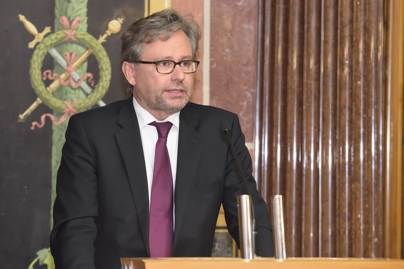 Generaldirektor des ORF Alexander Wrabetz am Wort
