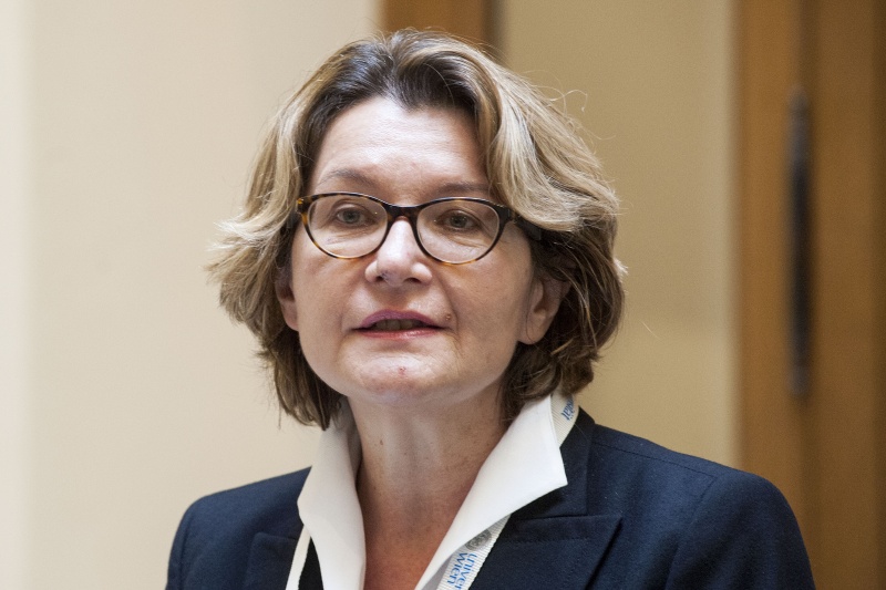 Moderatorin des Panel 1 Universität Freiburg Gisela Richter am Wort