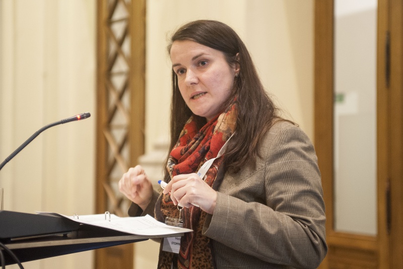 Panel 3: Universität Innsbruck Maria Stopfner am Rednerpult