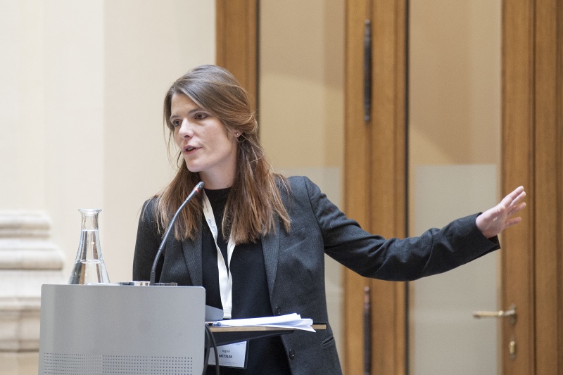 Panel 4: Universität Wien Ingrid Metzler bei ihrem Vortrag
