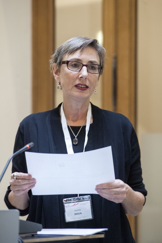 Panel 5: Universität Wien Kathrin Braun am Rednerpult