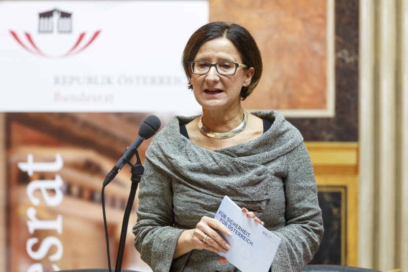 Innenministerin Johanna Mikl-Leitner (V) am Wort