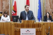 Bundesrat Michael Raml (F) am Rednerpult