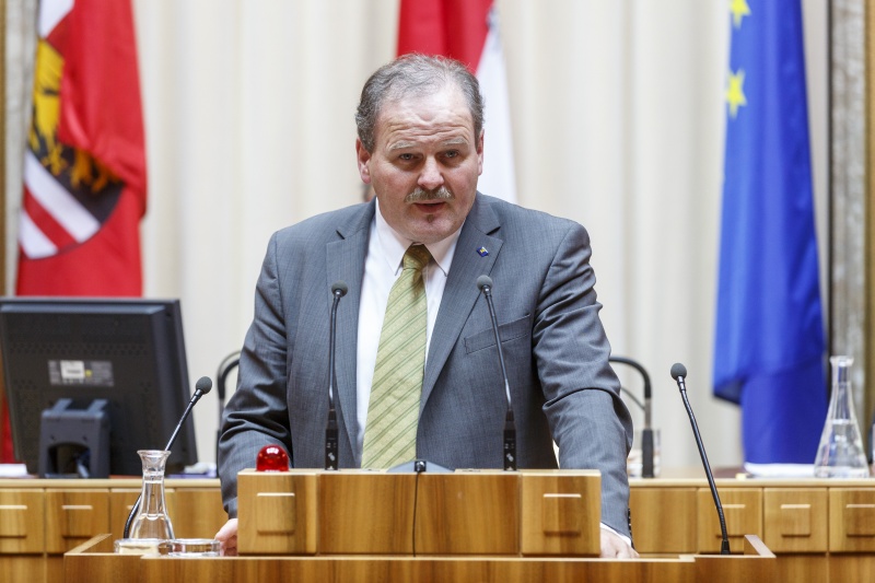 Bundesrat Eduard Köck (V) am Rednerpult