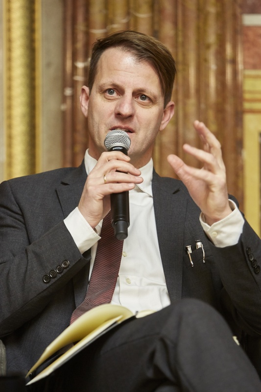 Chefredakteur NZZ Michael Fleischhacker am Wort