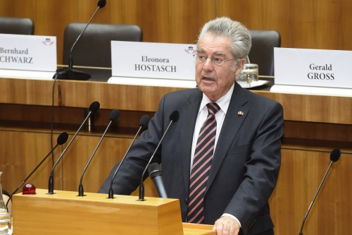 Bundespräsident Heinz Fischer am Wort