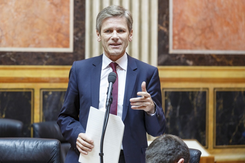 Kulturminister Josef Ostermayer (S) am Wort