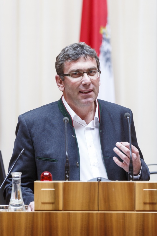 Bundesrat Arnd Meissl (F) am Rednerpult