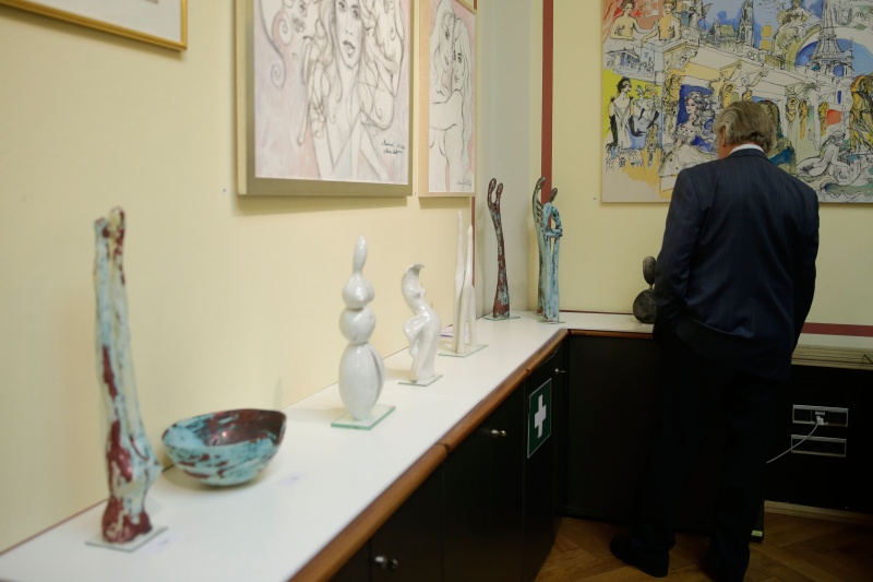 Blick Richtung Veranstaltungsteilnehmer