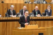Rede von UN-Generalsekretär Ban Ki-moon im Sitzungssal des Nationalrates