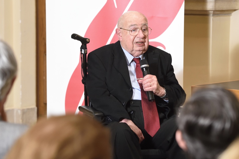 Ehrenpreisträger 2015 Thomas Chorherr am Wort