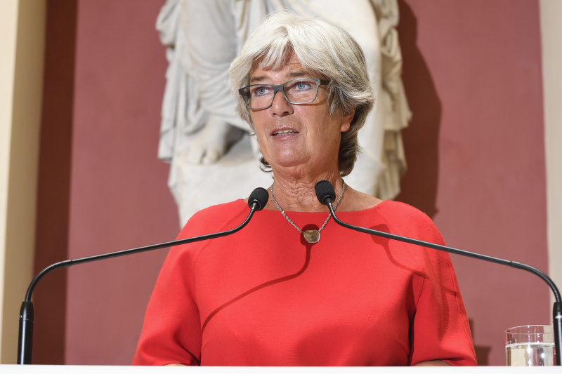 Juryvorsitzende Heide Schmidt am Wort
