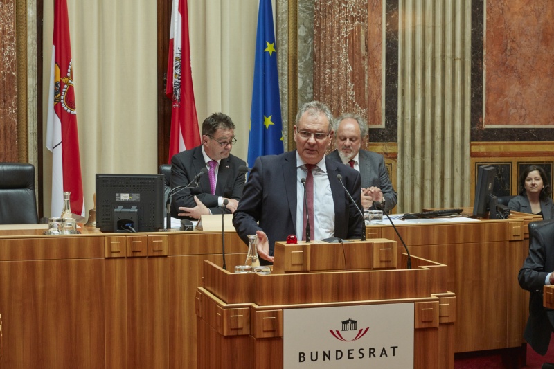 Schlussworte von Bundesrat Edgar Mayer (V)