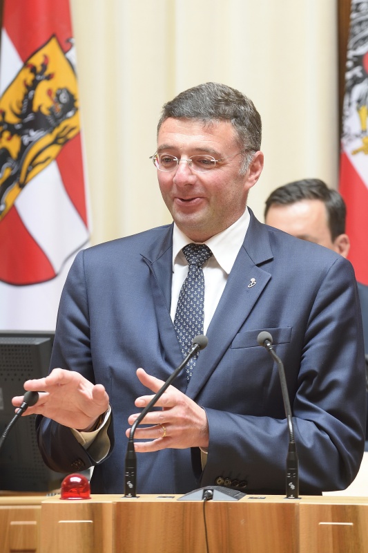 Verkehrsminister Jörg Leichtfried (S) bei seinen Ausführungen