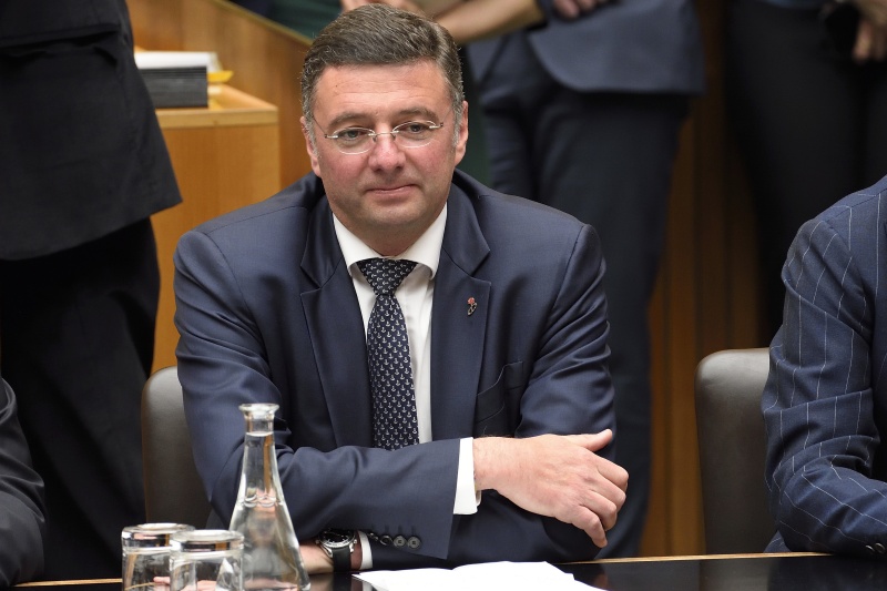 Verkehrsminister Jörg Leichtfried (S) auf der Regierungsbank