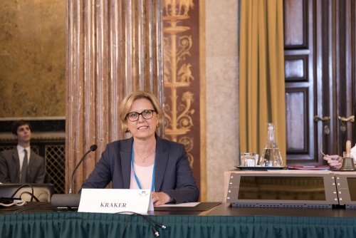 Dr. Margit Kraker, Direktorin des Landesrechnungshofes Steiermark beim Hearing