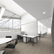 Ausbau Dachgeschoß: Neue Büroräume über Historischem Sitzungssaal
