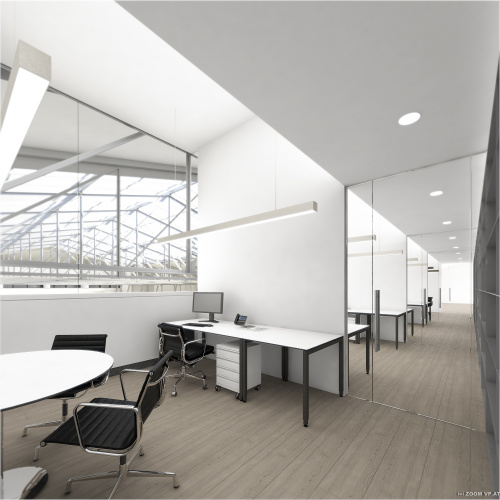 Ausbau Dachgeschoß: Neue Büroräume über Historischem Sitzungssaal